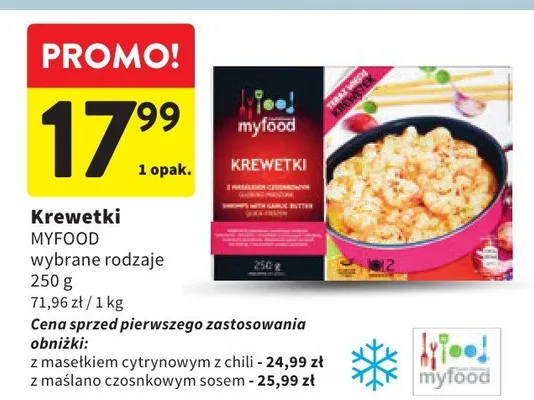 Krewetki promocja w Intermarche