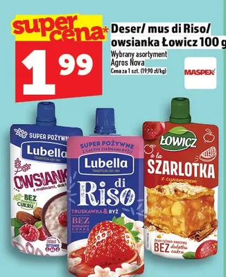 Deser owsianka 100g promocja w TOPAZ