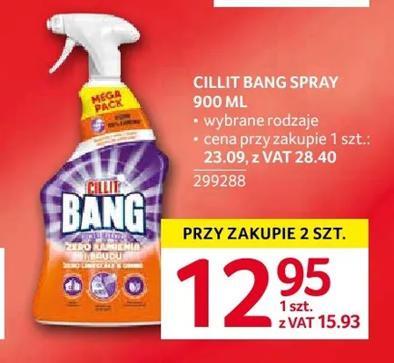 Spray Cillit Bang promocja w Selgros