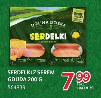 Serdelki z serem gouda Dolina Dobra promocja w Selgros
