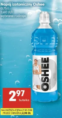Napój izotoniczny Oshee wybrane rodzaje promocja w Delikatesy Centrum