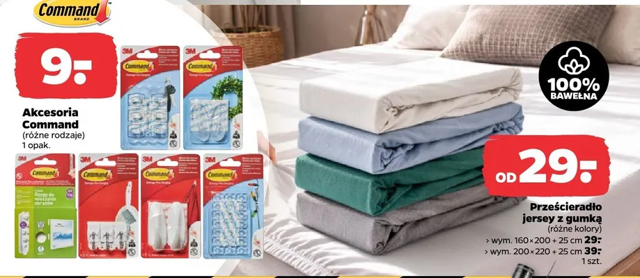 Akcesoria Command (różne rodzaje) promocja w Netto
