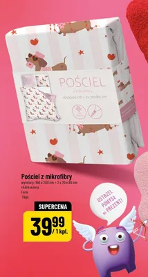 Pościel z mikrofibry Faro 160 x 200 cm + 2 x 70 x 80 cm różne wzory promocja w POLOmarket