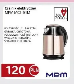 Czajnik elektryczny MPM MCZ-91m promocja w kakto.pl