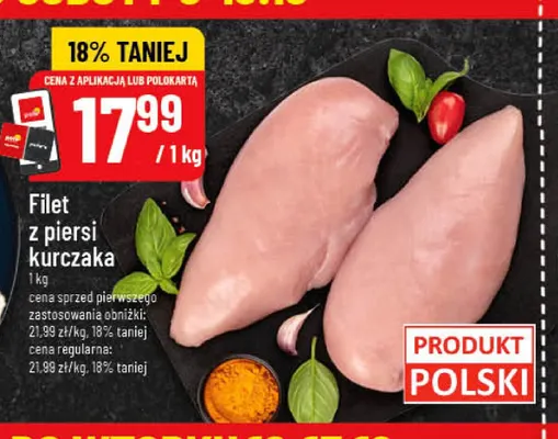 Filet z piersi kurczaka promocja w POLOmarket