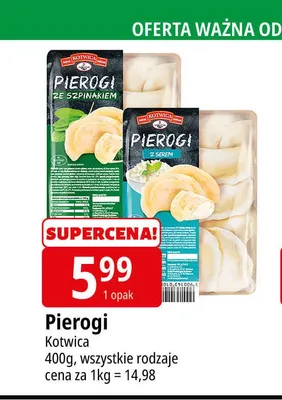 Pierogi z serem Kotwica promocja w Leclerc