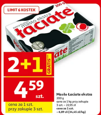 Masło extra promocja w Auchan