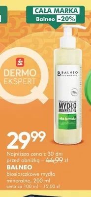 Mydło biosiarczkowe mineralne Balneo promocja w Super-Pharm