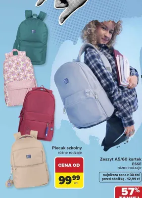 Plecak szkolny Oxford promocja w Carrefour