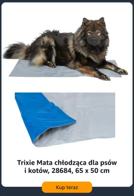 Mata chłodząca dla psów i kotów Trixie promocja w Amazon