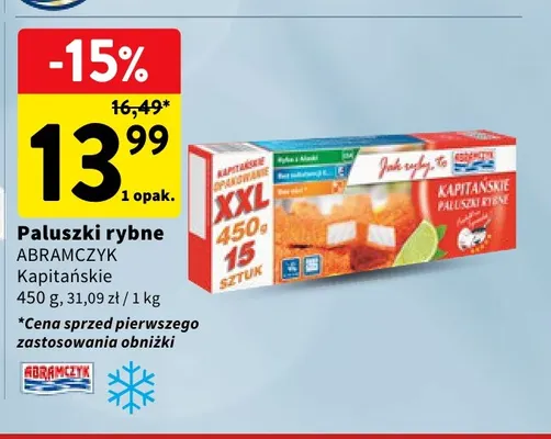 Paluszki rybne Abramczyk Kapitańskie promocja w Intermarche