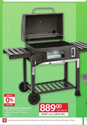 Grill węglowy Angulatus promocja w Selgros