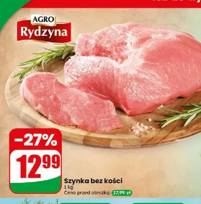 Szynka bez kości Agro Rydzyna promocja w Dino