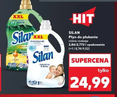 Płyn do płukania Silan Sensitive & Baby promocja w Kaufland