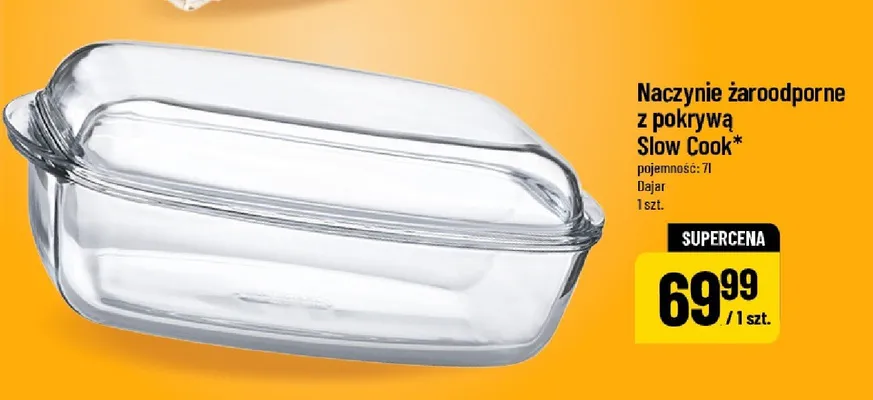 Naczynie żaroodporne z pokrywą Slow Cook promocja w POLOmarket