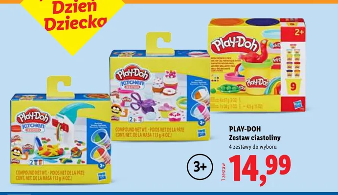 Zestaw ciastoliny PLAY-DOH promocja w Lidl