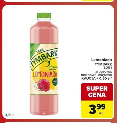 Lemoniada arbuzowa Tymbark promocja w Carrefour Market