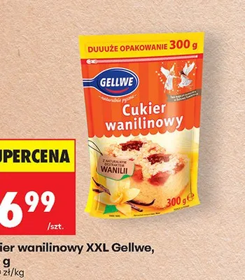 Cukier wanilinowy XXL Gellwe promocja w Biedronka