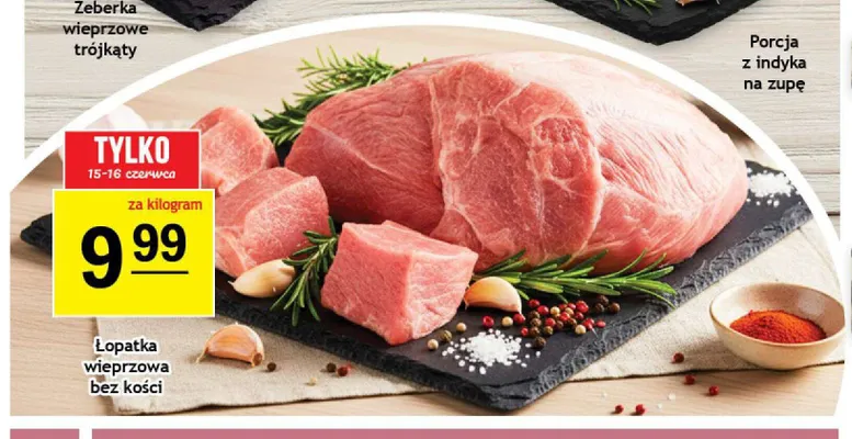 Łopatka wieprzowa bez kości promocja w Gram Market