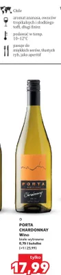 Wino PORTA CHARDONNAY białe wytrawne promocja w Kaufland