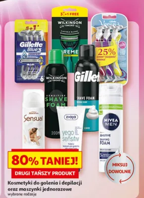 Pianka do golenia Wilkinson Sword Sensitive Shave Foam promocja w Auchan