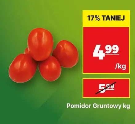 Pomidory gruntowe promocja w API Market