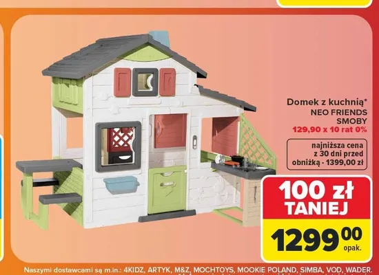 Domek z kuchnią Smoby Neo Friends promocja w Carrefour