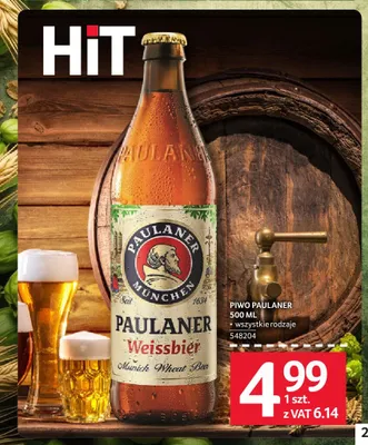 Piwo Paulaner Weissbier promocja w Selgros