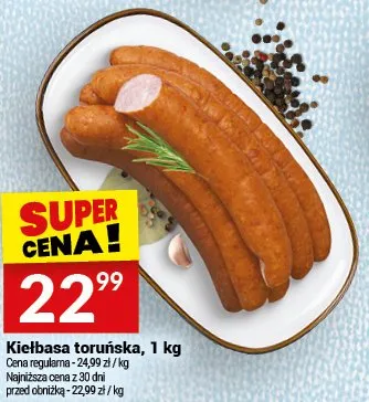 Kiełbasa toruńska promocja w Twój Market