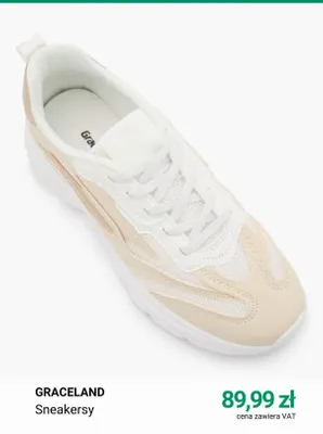 Sneakersy Graceland promocja w Deichmann