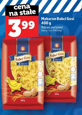 Makaron Babci Gosi promocja w TOPAZ