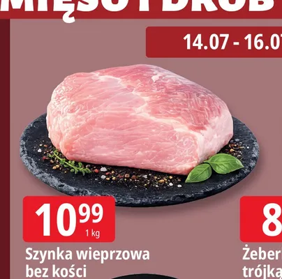 Szynka wieprzowa bez kości promocja w Leclerc