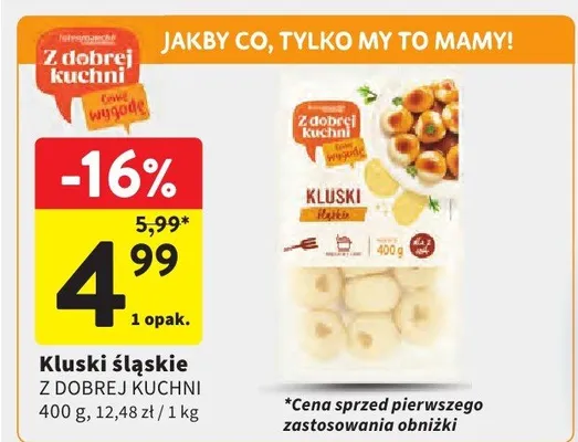 Kluski śląskie Z Dobrej Kuchni promocja w Intermarche