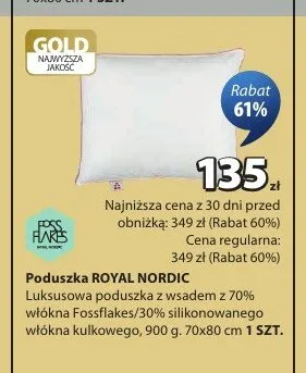 Poduszka ROYAL NORDIC promocja w Jysk
