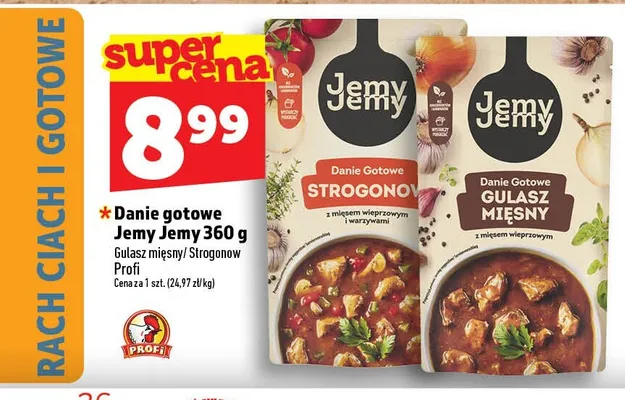 Danie gotowe Jemy Jemy Strogonow promocja w TOPAZ