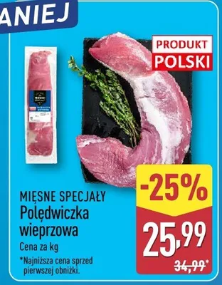 Polędwiczka wieprzowa promocja w Aldi