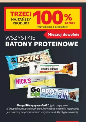 Baton proteinowy Nick's promocja w Kaufland