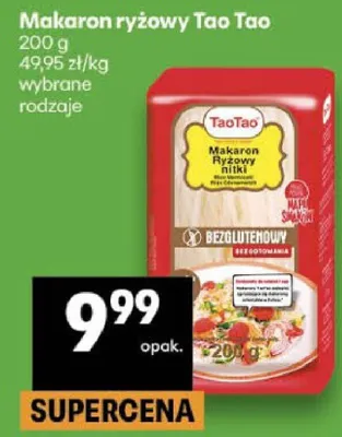 Makaron ryżowy Tao Tao promocja w Delikatesy Centrum