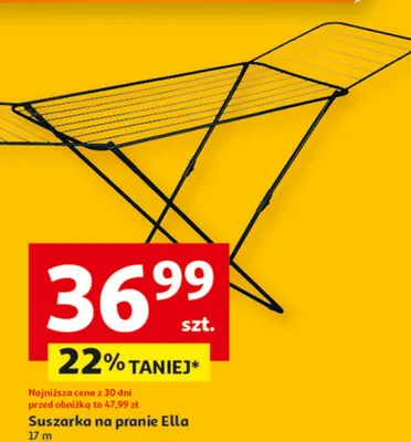 Suszarka na pranie promocja w Auchan