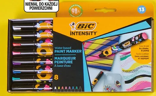 Markery akrylowe BIC Intensity promocja w Biedronka