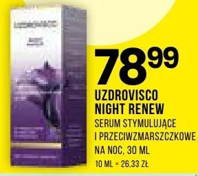 Serum Uzdrovisco Night Renew serum emulsyjne przeciwzmarszczkowe i wygł. 30 ml promocja w Drogerie Natura