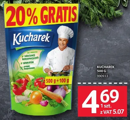 Kucharek 500 g promocja w Selgros