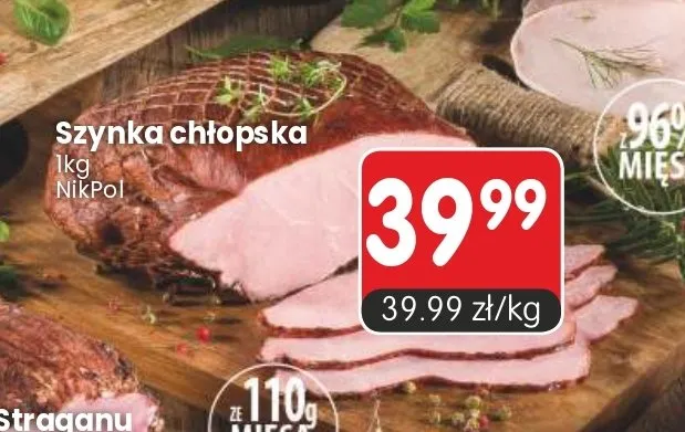 Szynka chłopska Nik-Pol promocja w Market Point