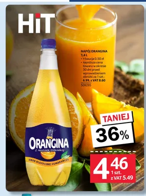 Napój gazowany Orangina promocja w Selgros