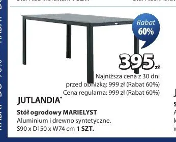 Stół ogrodowy Jutlandia Marielyst promocja w Jysk