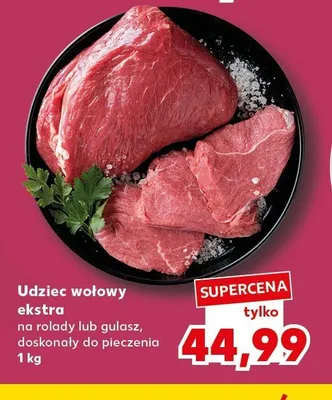 Udziec wołowy ekstra promocja w Kaufland