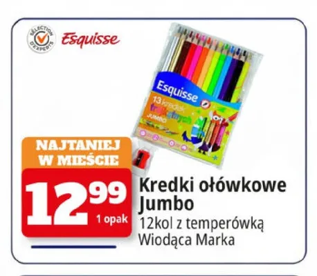 Kredki ołówkowe Jumbo Esquisse promocja w Leclerc