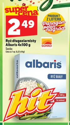 Ryż długoziarnisty Albaris 4-pak promocja w TOPAZ
