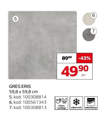 Gres Cersanit Eris 59,8x59,8 cm wzór promocja w Komfort