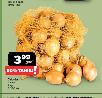 Cebula siatka promocja w Netto